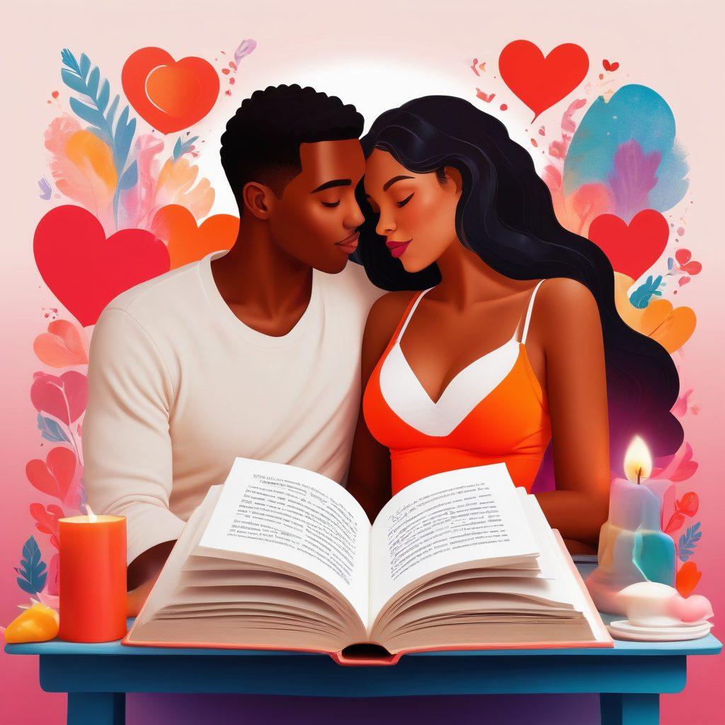 A captivating collage showcasing diverse adult entertainment trends, with vibrant character illustrations representing different aspects like intimacy, consent, and wellness. Include symbols of communication and connection, like heart shapes and speech bubbles, interspersed throughout a stylish background. Add subtle elements reflecting personal stories, like open books or soothing candlelight, creating a cozy and inviting atmosphere. The overall tone should be respectful and informative, suitable for a lifestyle blog. vibrant colors. vector art. white background.